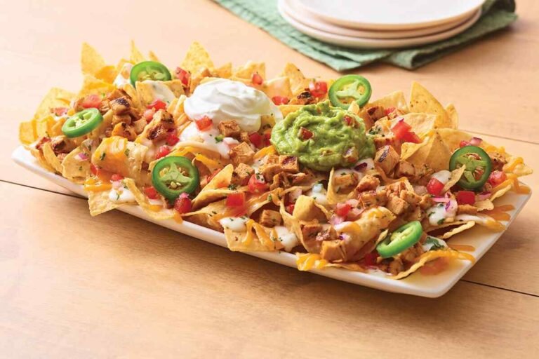 Neighborhood Nachos with Chipotle Lime Chicken